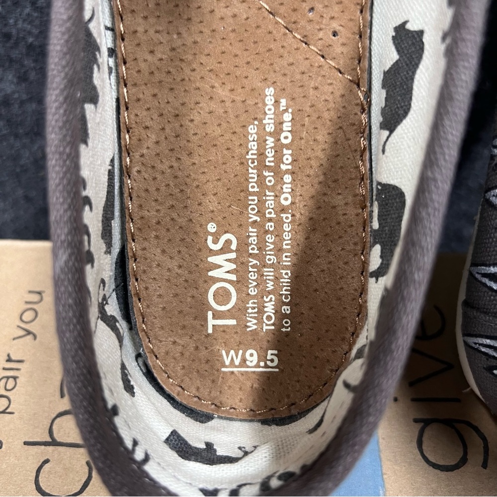 Toms Alpargata Classic “EKG” Slip On Women’s Shoes Size 9.5 - Picture 11 of 12